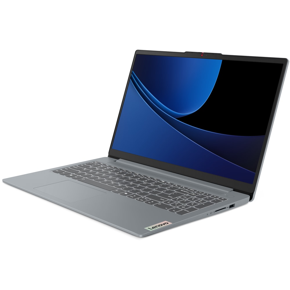 Laptop LENOVO IdeaPad Slim 3 15ITN9, Intel N150 pana la 3.6GHz, 15.6" Full HD, 8GB, UFS 2.2 128GB, Intel Graphics, Windows 11 Home, Arctic Grey
