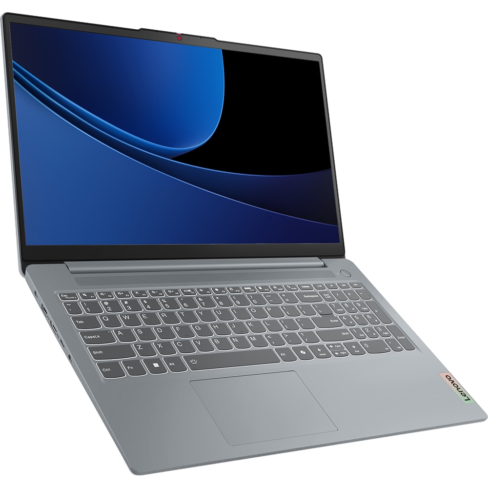 Laptop LENOVO IdeaPad Slim 3 15ITN9, Intel N150 pana la 3.6GHz, 15.6" Full HD, 8GB, UFS 2.2 128GB, Intel Graphics, Windows 11 Home, Arctic Grey