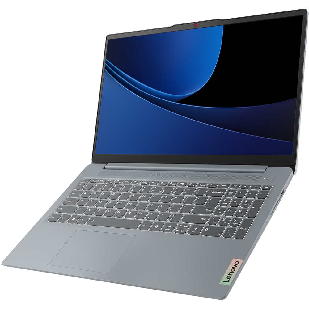 Laptop LENOVO IdeaPad Slim 3 15ITN9, Intel N150 pana la 3.6GHz, 15.6" Full HD, 8GB, UFS 2.2 128GB, Intel Graphics, Windows 11 Home, Arctic Grey