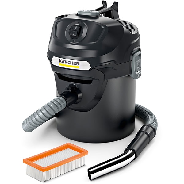 Aspirator cenusa KARCHER AD 2 1629711, 17l, 600W, 82dB, negru