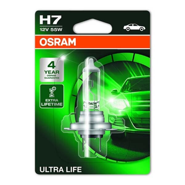 Bec auto OSRAM Ultralife, 12V, 55W, H7