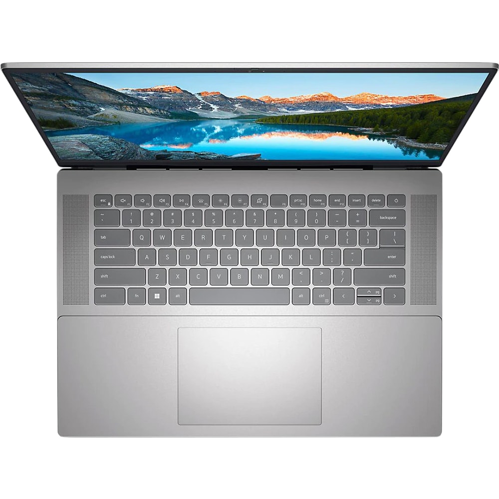 Laptop DELL Inspiron 16 5620, Intel Core i5-1235U pana la 4.4GHz, 16" FHD+, 16GB, SSD 512GB, Intel Iris Xe Graphics, Ubuntu, argintiu