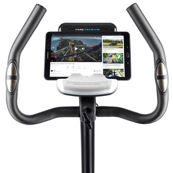 Bicicleta magnetica HMS 1701007, volanta 9 kg, greutate suportata 120 kg, negru