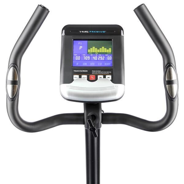 Bicicleta magnetica HMS 1701007, volanta 9 kg, greutate suportata 120 kg, negru