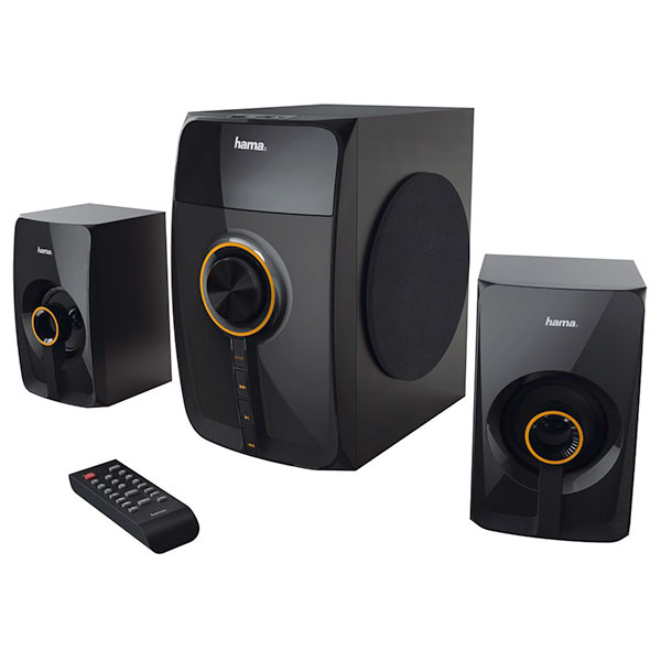 Boxe HAMA LPR-2180, 2.1, 80W, Bluetooth, negru