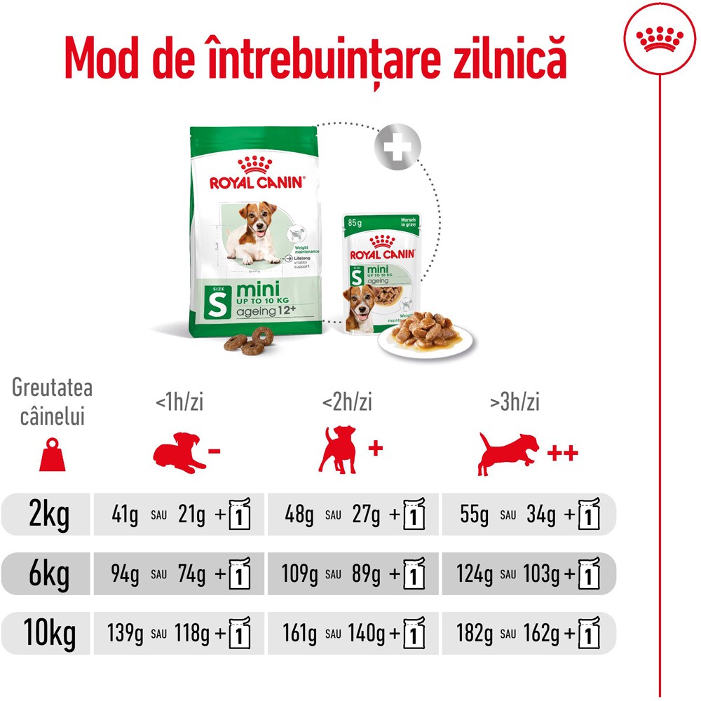 Hrana uscata pentru caini ROYAL CANIN SHN Mini Ageing 12+, Senior, 1.5 kg