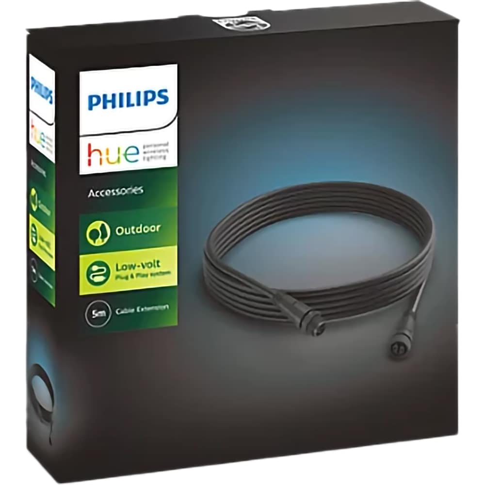 Cablu exterior PHILIPS HUE 8718696168721, IP67, negru