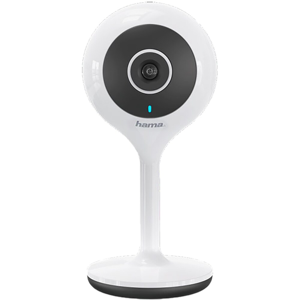 Camera IP Wireless HAMA 176566, Full HD 1080p, IR, Night Vision, alb
