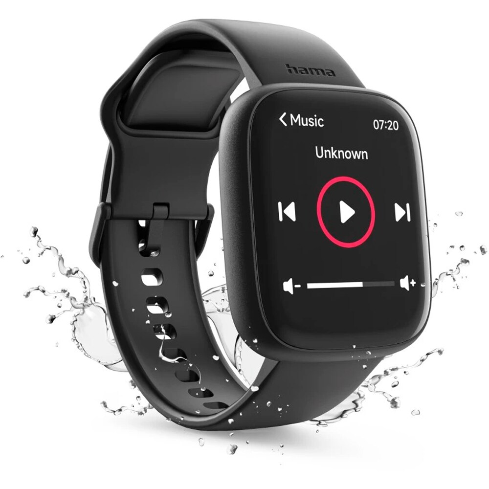 Smartwatch HAMA 4000 178640, Android/iOS, negru