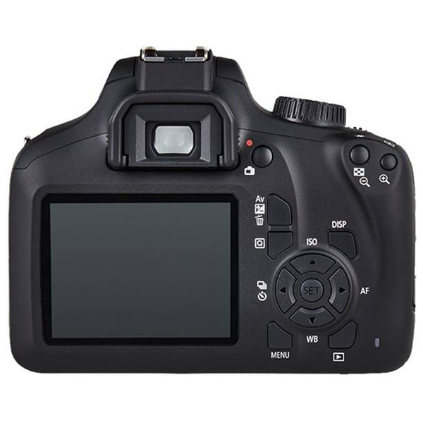 Aparat foto DSLR CANON EOS 4000D, 18 MP, Wi-Fi, negru + Obiectiv 18-55mm SEE