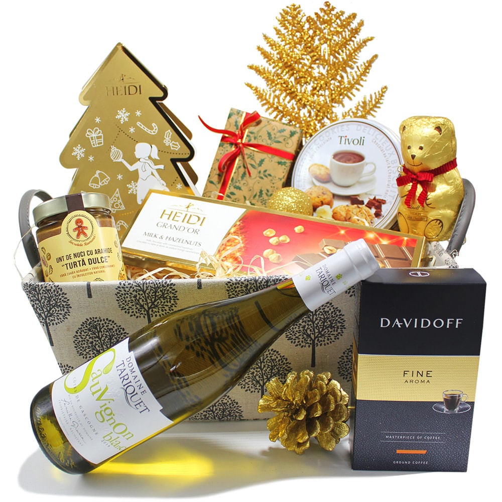 Cos cadou LUXURY BASKETS Christmas Tree 9CT