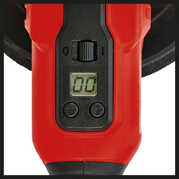 Masina de slefuit rotativa EINHELL CE-CP 18/180 Li E-Solo, 3000ROM, 180mm, fara acumulator, rosu