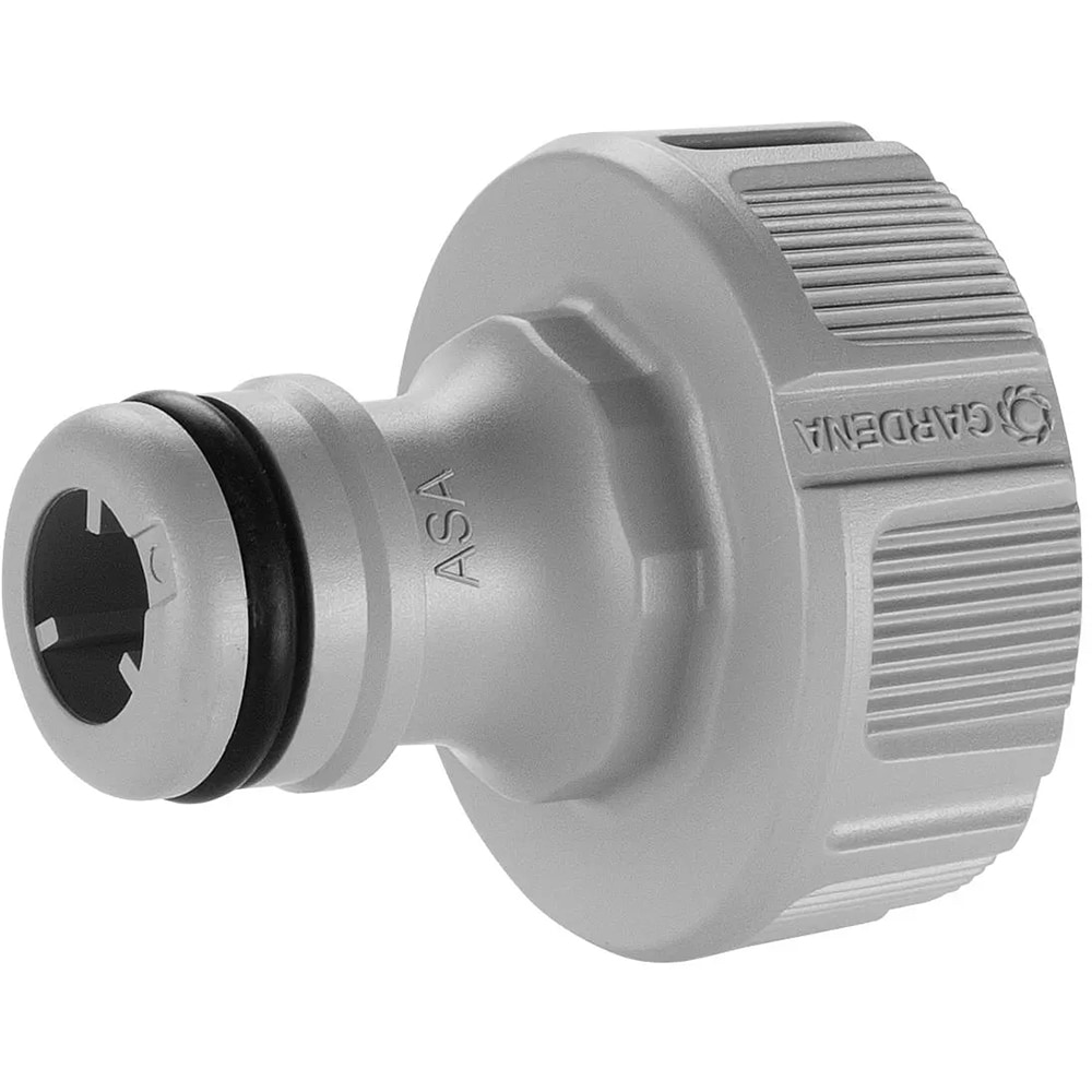 Conector furtun GARDENA 18221 50, 3/4", plastic, gri