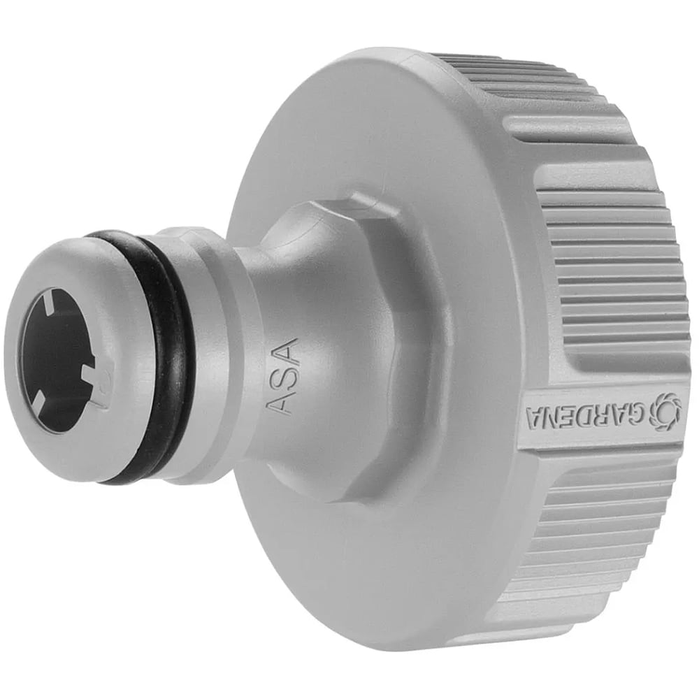 Conector furtun GARDENA 18222 50, 1", plastic, gri