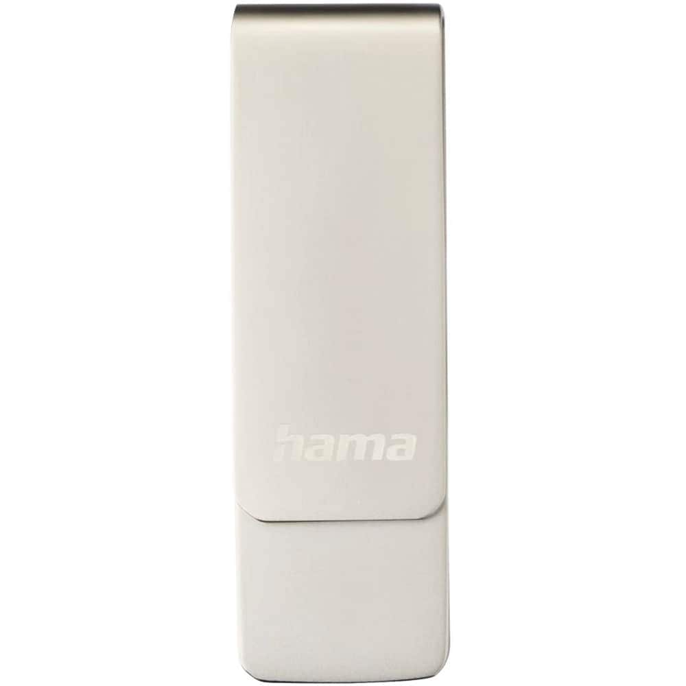 Memorie USB HAMA Uni-C Rotate Pro, 128GB, Type C 3.1, argintiu