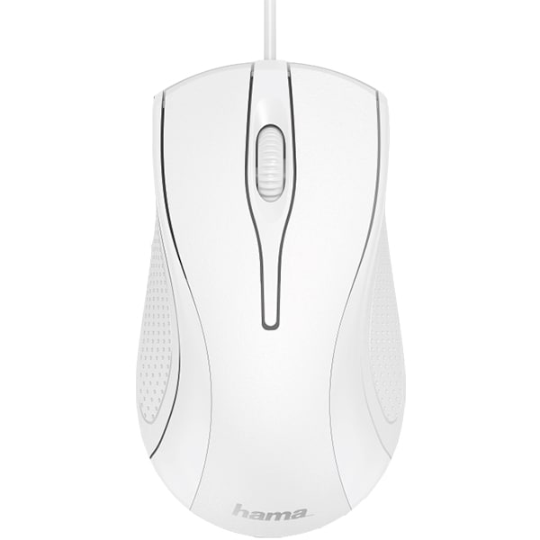 Mouse cu fir HAMA MC-200, 1200 dpi, alb