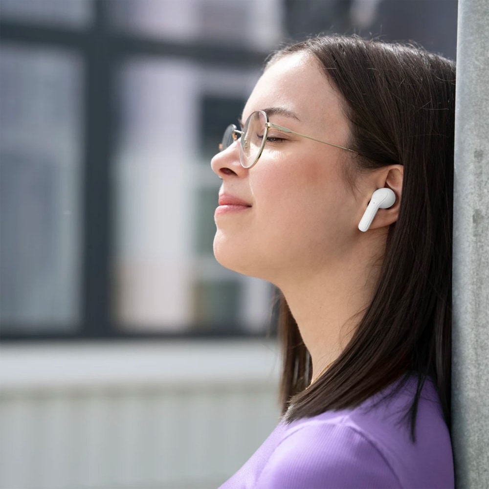 Casti HAMA Freedom Light, True Wireless, Bluetooth, In-Ear, Microfon, alb