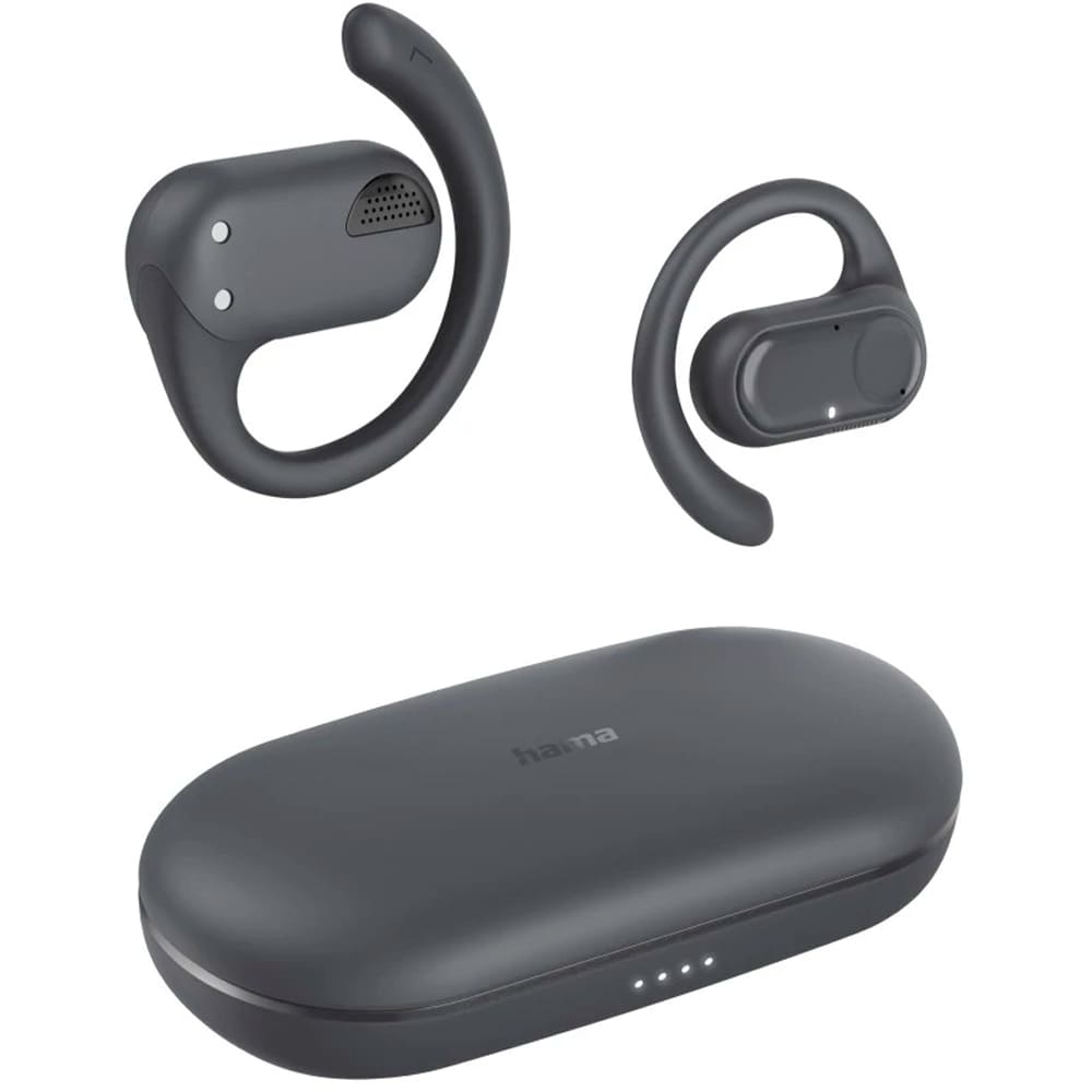Casti HAMA Spirit Open, True Wireless, Bluetooth, Open-Ear, Microfon, negru