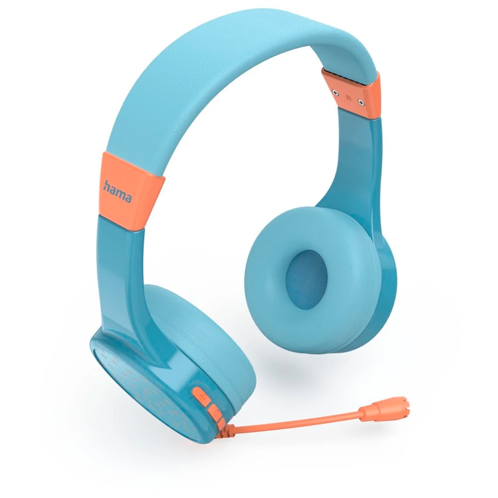 Casti pentru copii HAMA Teens Guard II, Bluetooth, On-ear, Microfon, albastru