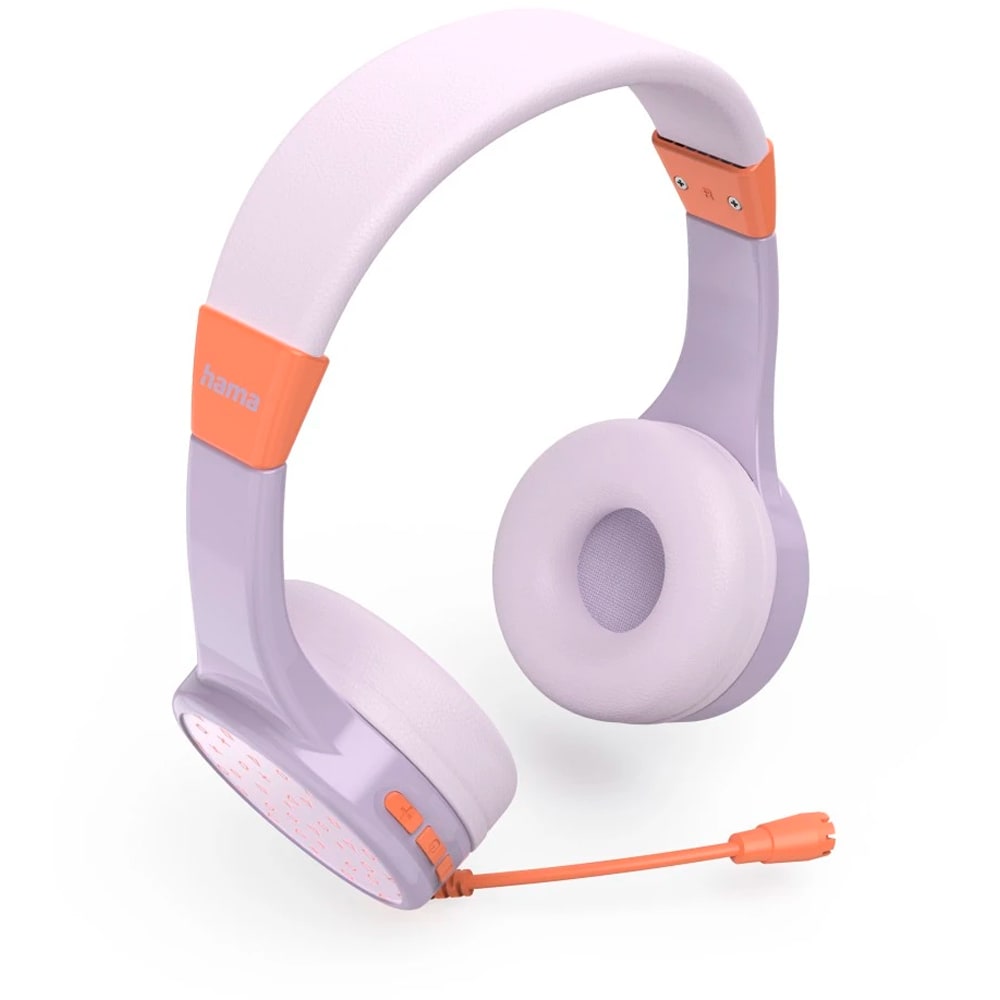 Casti pentru copii HAMA Teens Guard II, Bluetooth, On-ear, Microfon, mov