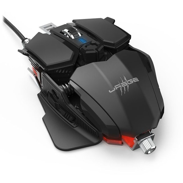 Mouse Gaming HAMA uRAGE XGM 4400-MC2, 4400 dpi, negru