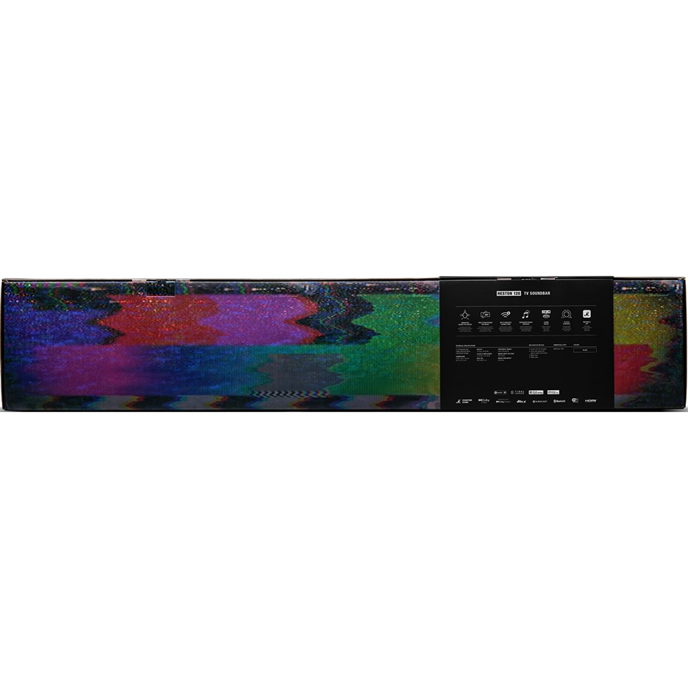 Soundbar MARSHALL Heston 120, 150W, Bluetooth, Wi-Fi, Dolby Atmos, negru