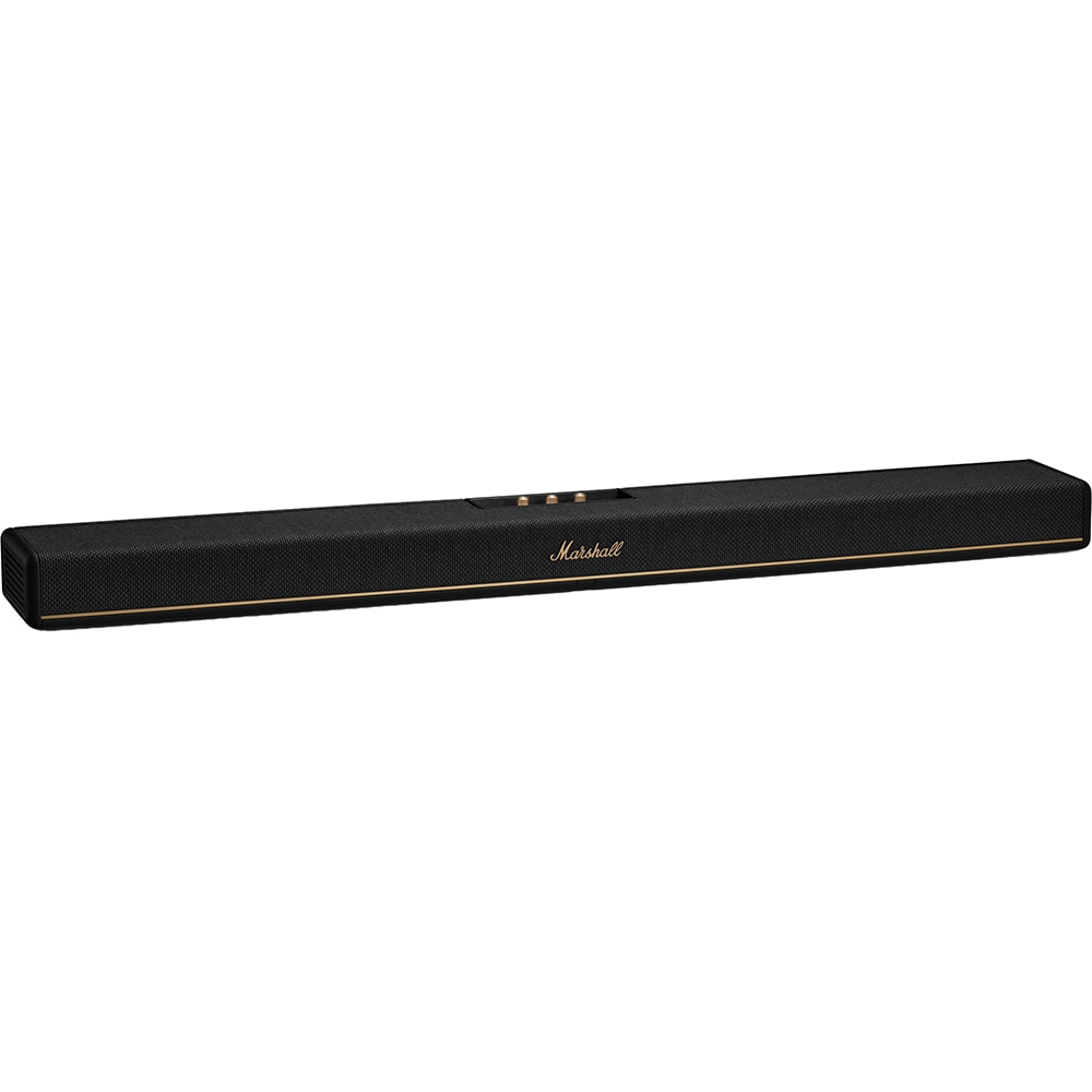 Soundbar MARSHALL Heston 120, 150W, Bluetooth, Wi-Fi, Dolby Atmos, negru
