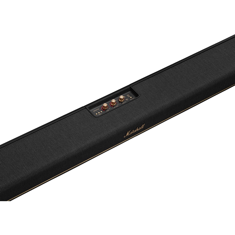 Soundbar MARSHALL Heston 120, 150W, Bluetooth, Wi-Fi, Dolby Atmos, negru