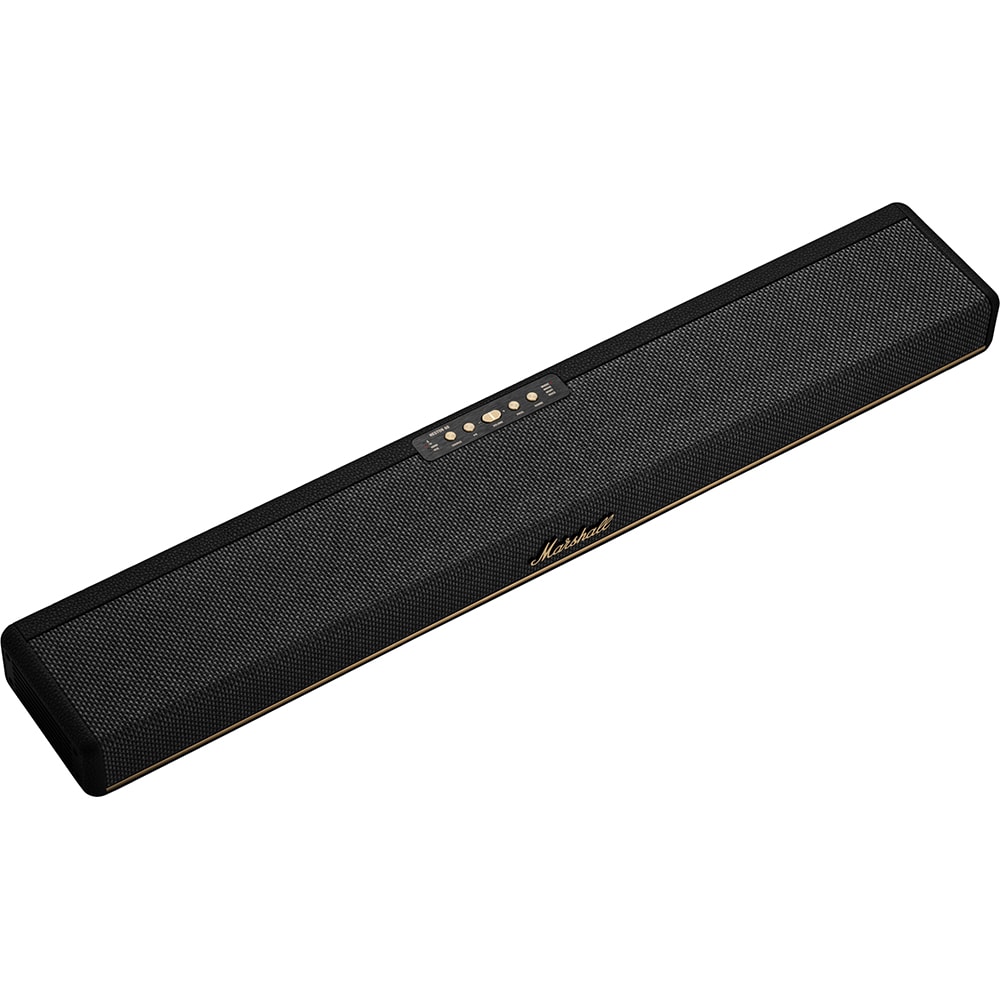 Soundbar MARSHALL Heston 60, 75W RMS, Bluetooth, Wi-Fi, Dolby Atmos, negru