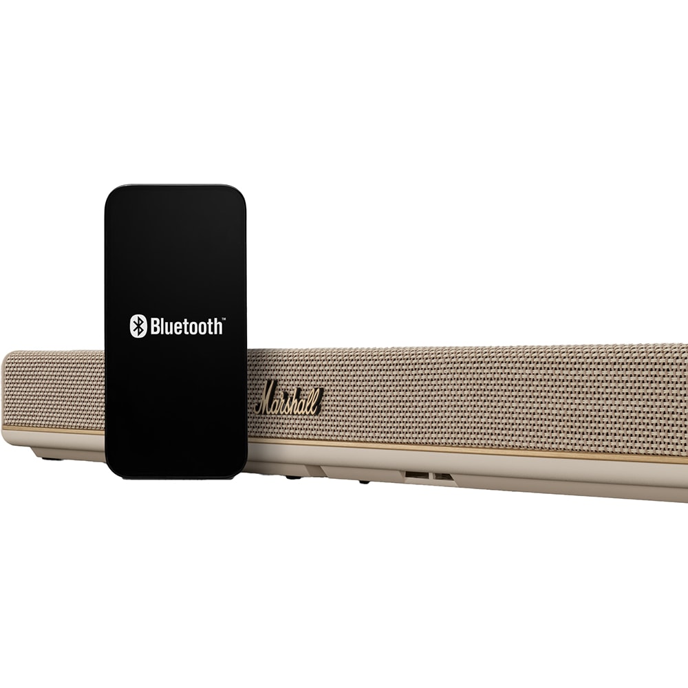 Soundbar MARSHAL Heston 60, 75W RMS, Bluetooth, Wi-Fi, Dolby Atmos, crem