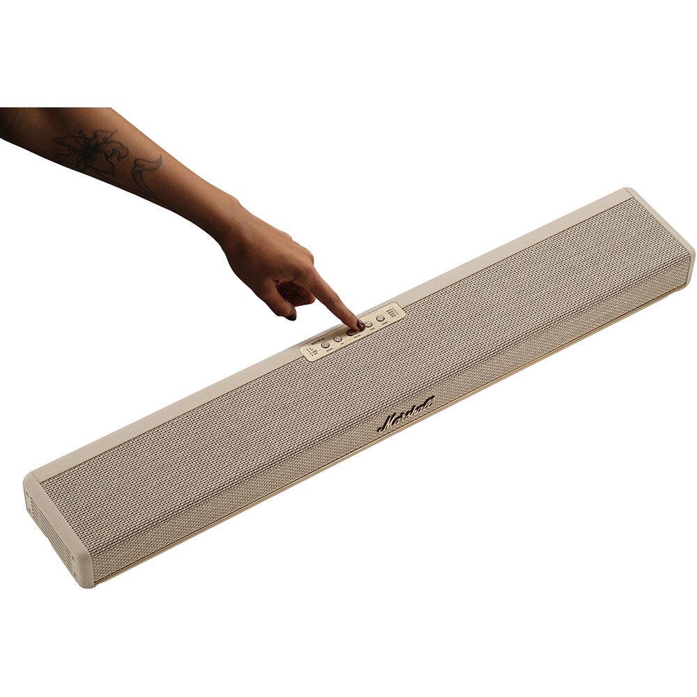 Soundbar MARSHAL Heston 60, 75W RMS, Bluetooth, Wi-Fi, Dolby Atmos, crem