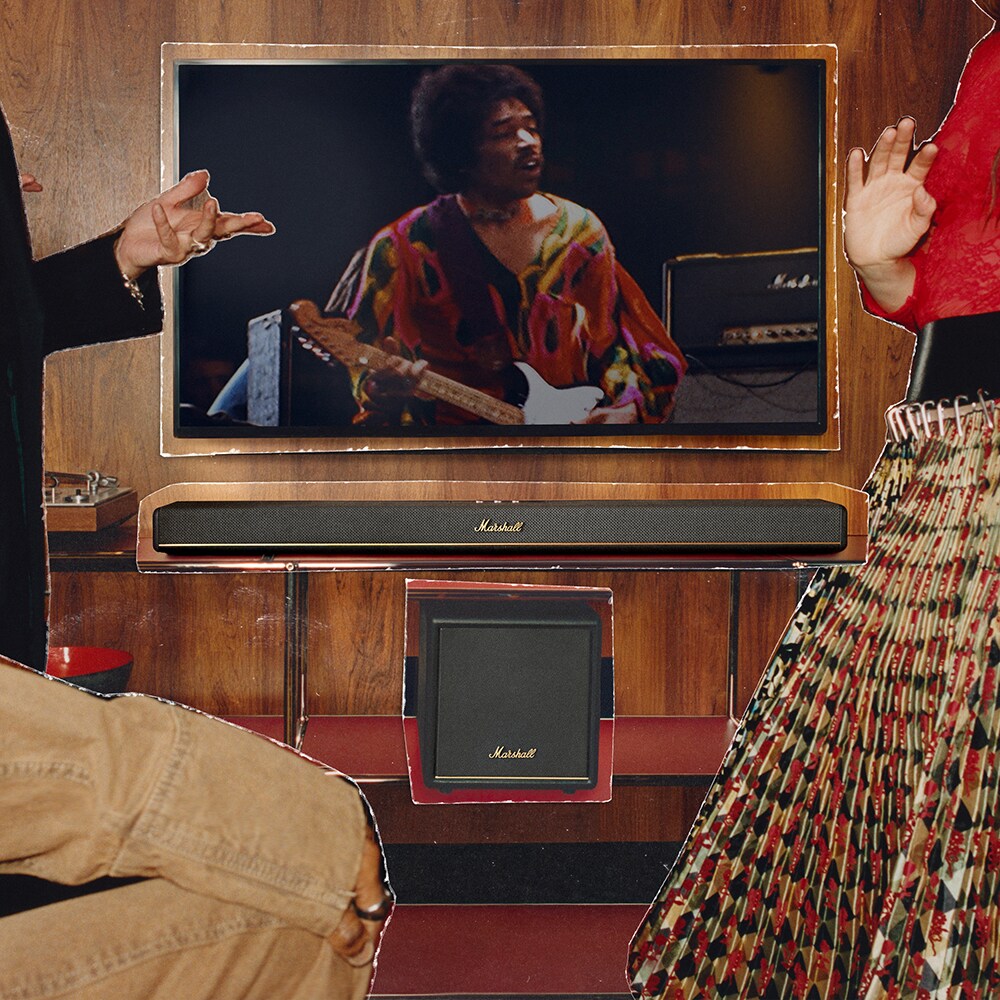 Subwoofer MARSHALL Heston 200, 240W, Bluetooth, negru