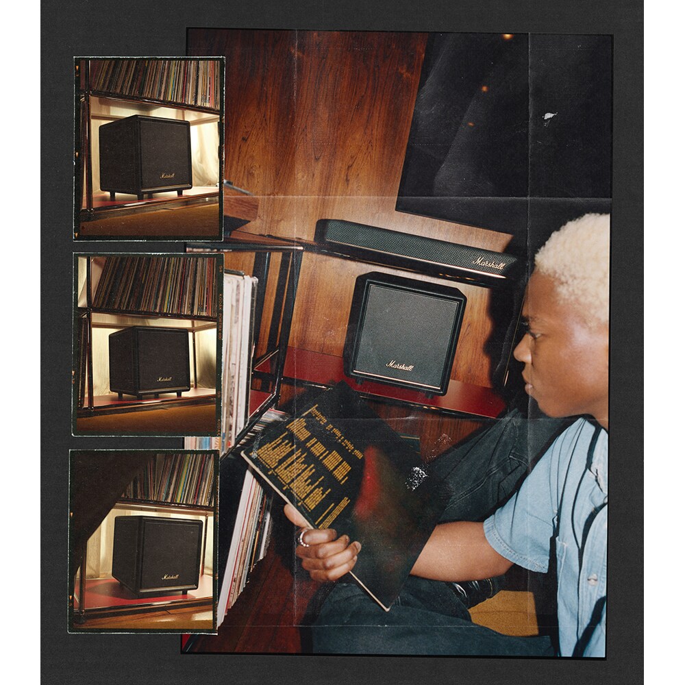 Subwoofer MARSHALL Heston 200, 240W, Bluetooth, negru