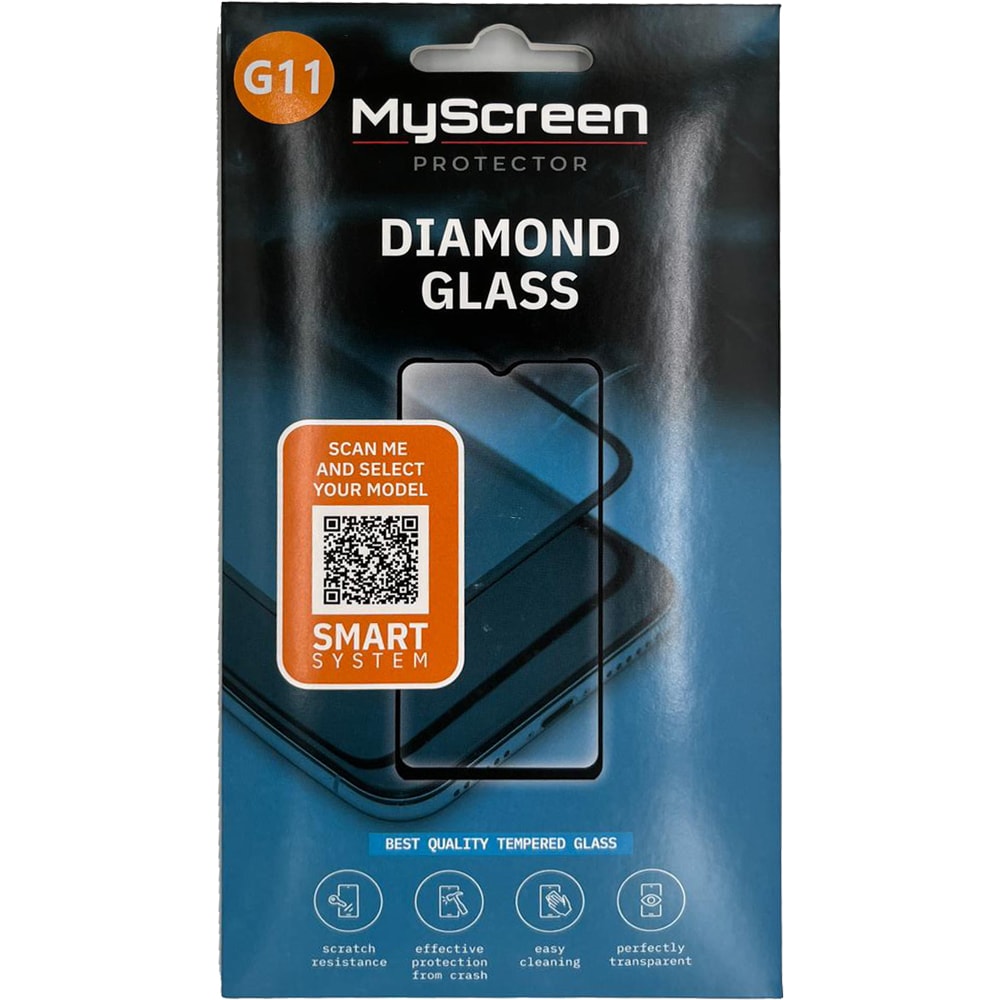 Folie protectie pentru telefon MYSCREEN Diamond Glass G11, transparent