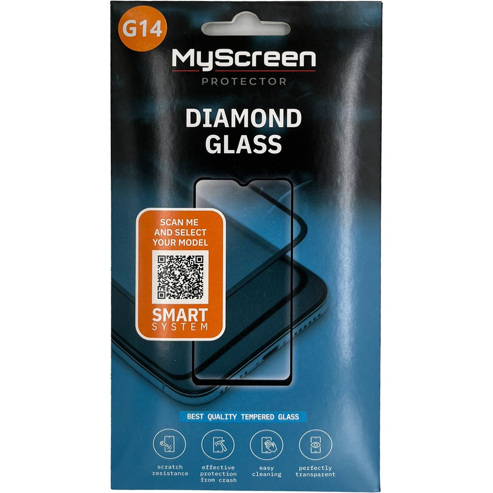Folie protectie pentru telefon MYSCREEN Diamond Glass G14, transparent