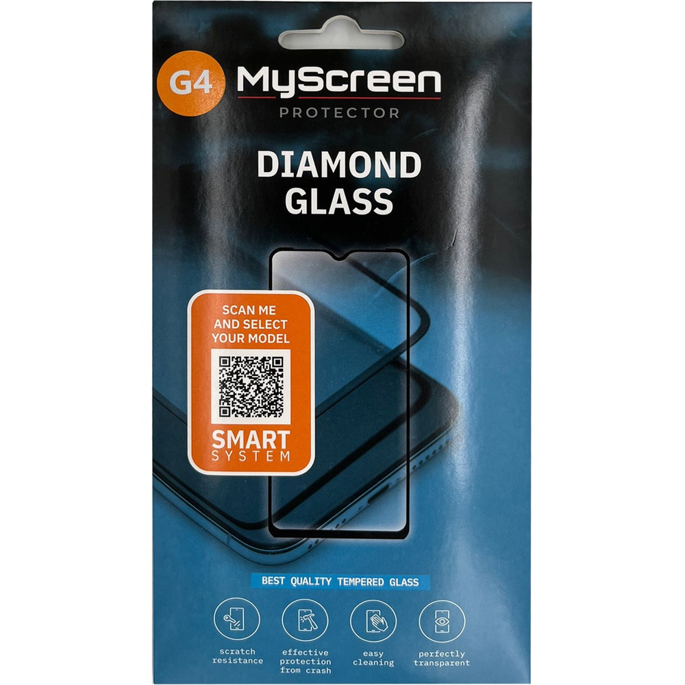 Folie protectie pentru telefon MYSCREEN Diamond Glass G4, transparent