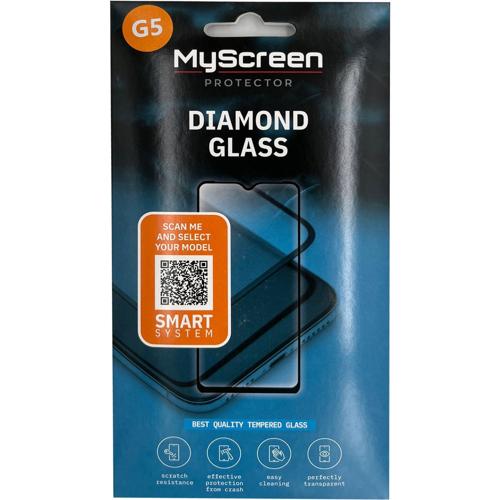 Folie protectie pentru telefon MYSCREEN Diamond Glass G5, transparent