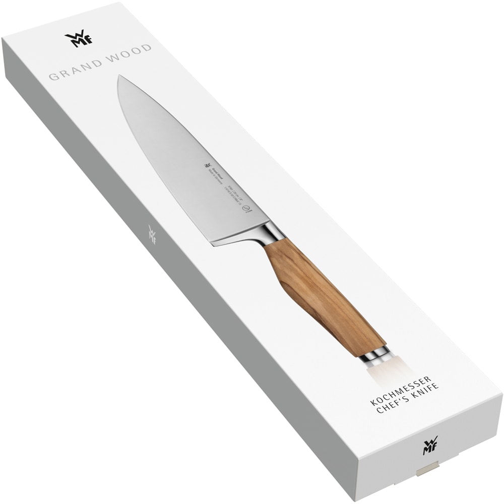 Cutitul bucatarului WMF Grand Wood 1897606032, 20cm, otel, maro