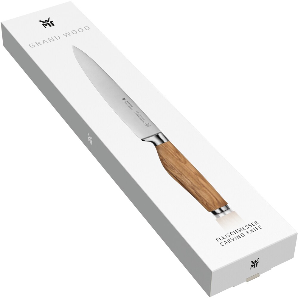 Cutit pentru carne WMF Grand Wood 1897616032, 20cm, maro