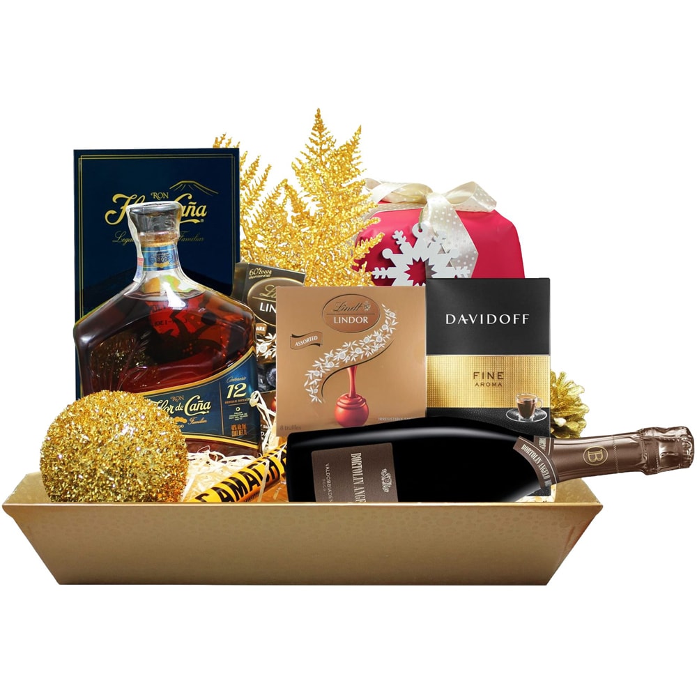 Cos cadou LUXURY BASKETS Intense Gold 8 IG