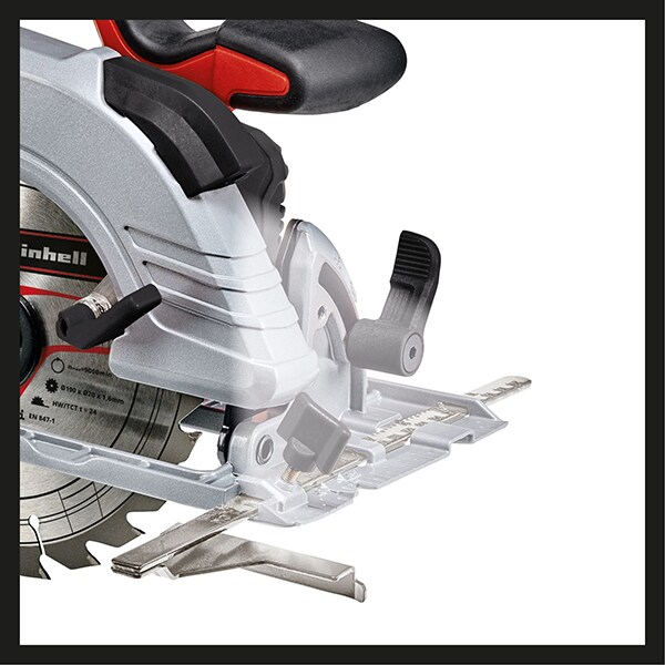 Fierastrau circular EINHELL TE-CS 18/190 Li BL - Solo, 18V, 3800RPM, fara acumulator, negru