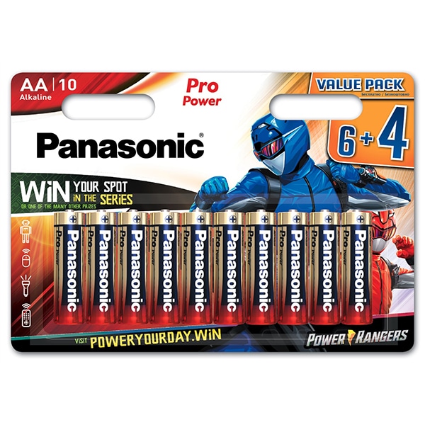 Baterii PANASONIC Pro Power Gold Alkaline LR6/AA, 6+4 bucati