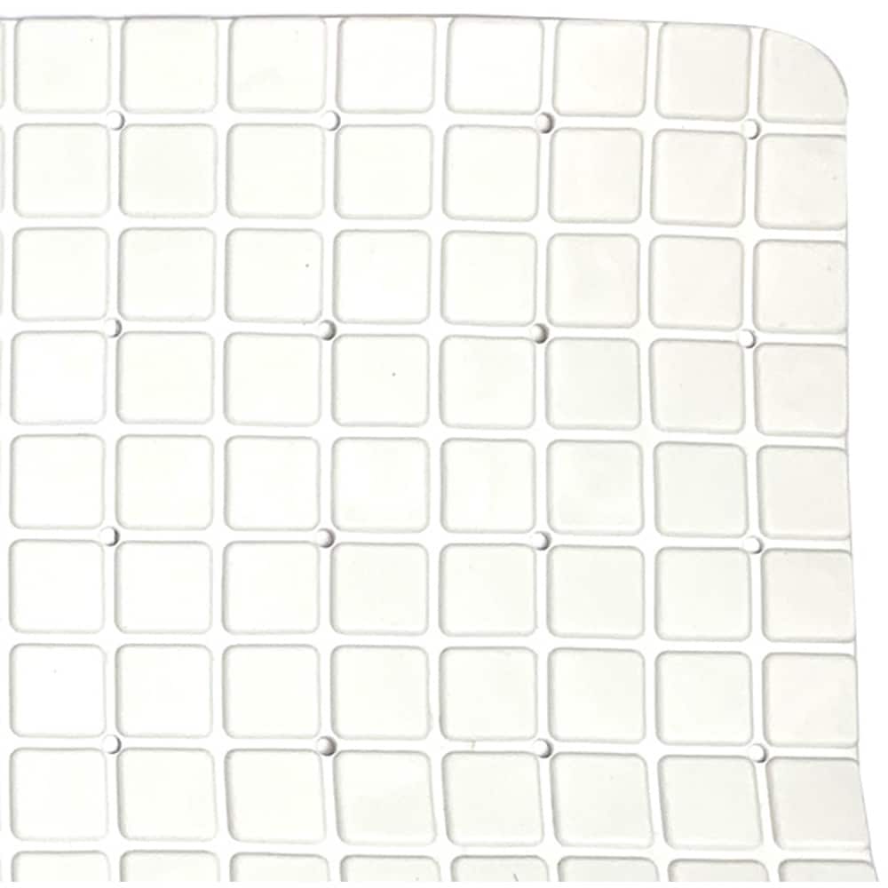 Covor antiderapant pentru dus FRANDIS 195161, PVC, 50 x 50 cm, alb