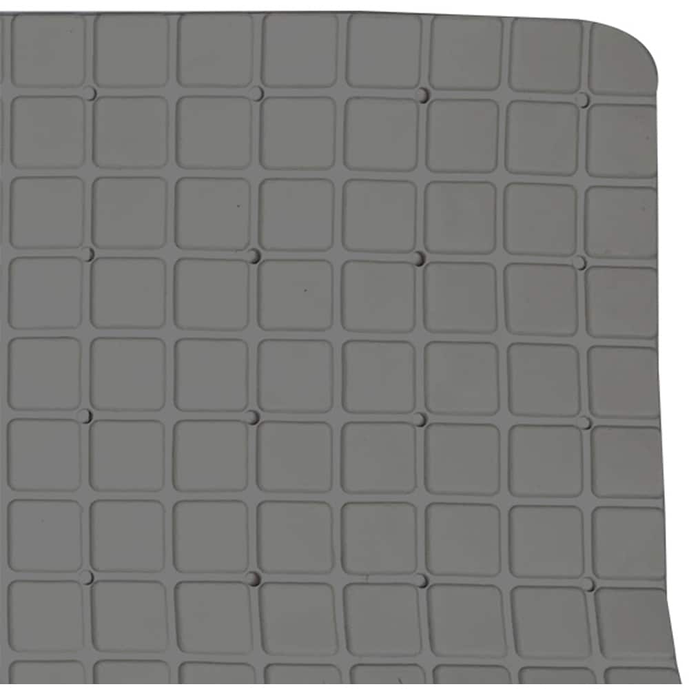 Covor antiderapant pentru dus FRANDIS 195163, PVC, 50 x 50 cm, gri