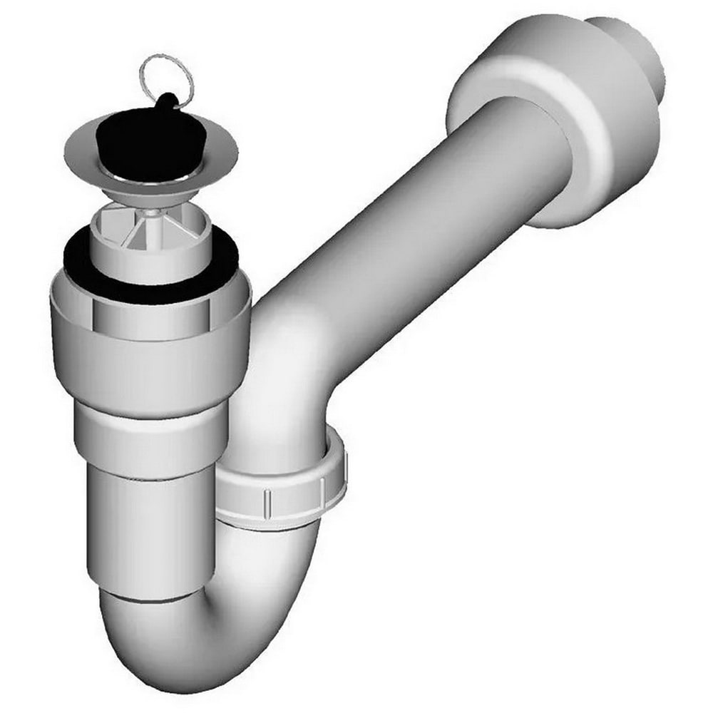 Sifon bideu FLUIDMASTER 196029, grila inox 60mm, evacuare 40mm