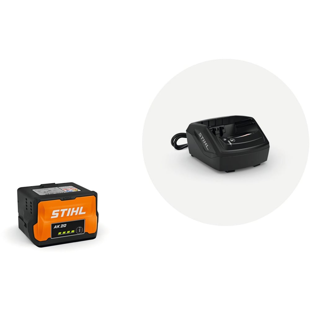 Set STIHL AK 20, acumulator AK 20 + incarcator AL 101