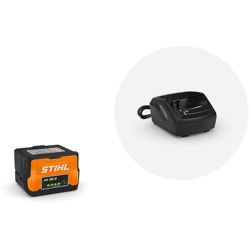 Set STIHL AK 30 S, acumulator AK 30 S+ incarcator AL 101