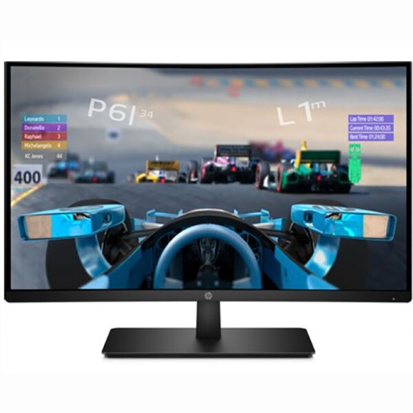 Monitor curbat LED VA HP 1AT01AA, 27", Full HD, 120Hz, negru