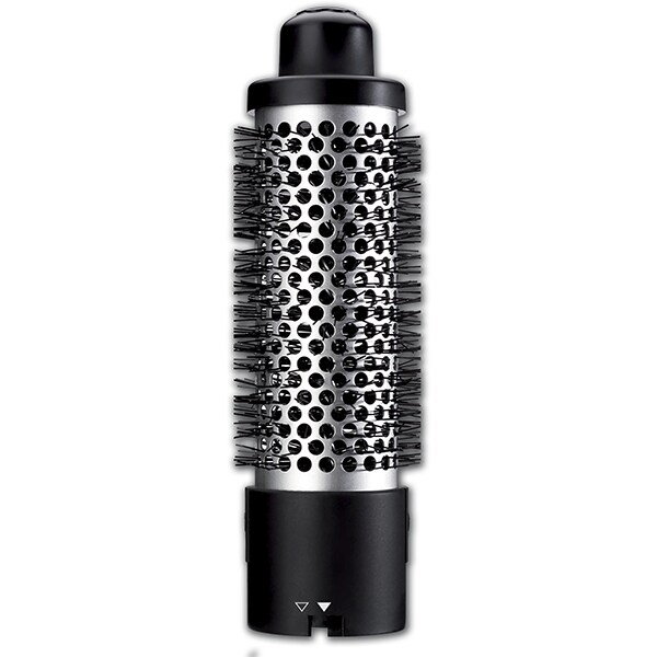 Perie cu aer cald ROWENTA Lipstick Red CF8216F0, 2 viteze, 2 trepte temperatura, negru