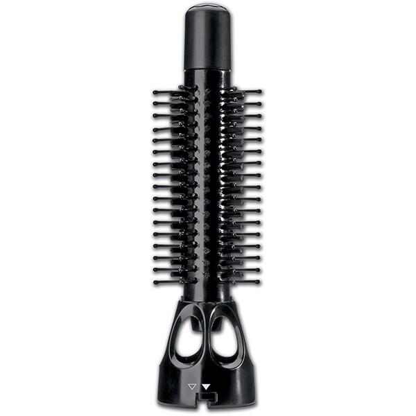 Perie cu aer cald ROWENTA Lipstick Red CF8216F0, 2 viteze, 2 trepte temperatura, negru